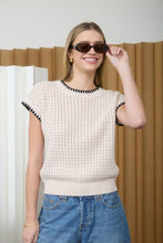 Load image into Gallery viewer, Don’t Doubt It Light Khaki Knit Top
