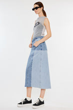 Load image into Gallery viewer, Keep It Cool Denim Skirt
