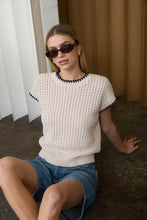 Load image into Gallery viewer, Don’t Doubt It Light Khaki Knit Top
