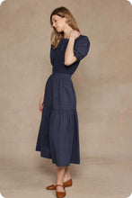 Load image into Gallery viewer, Hold On To This Navy Mixed Dress -17/10
