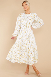 Forever Romance Eyelet Midi Dress