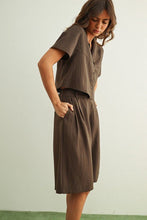 Load image into Gallery viewer, Easy Authority Brown Bermuda Set
