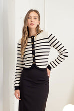 Load image into Gallery viewer, Elevated Essentials Striped Classy Cardigan
