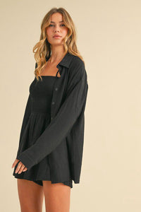 Longing for You Romper + Shirt Set