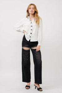 Effortless Glamour Silk Blouse