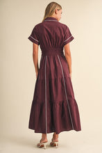 Load image into Gallery viewer, Show Me The Way Burgundy Dress
