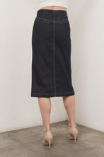 Load image into Gallery viewer, Annina Dark Denim Skirt
