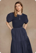 Load image into Gallery viewer, Hold On To This Navy Mixed Dress -17/10
