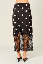 Load image into Gallery viewer, Infinite Daydreams Silk Mix Skirt in Black

