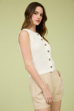 Load image into Gallery viewer, Elevated Essentials-In Just a Minute Knit Vest
