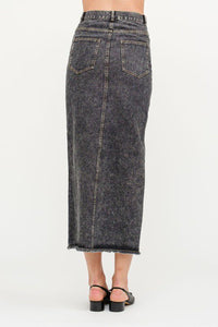 Take a Moment Denim Skirt