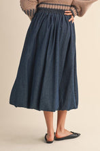 Load image into Gallery viewer, Sweet on You Bubble Denim Skirt
