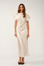 Load image into Gallery viewer, Smooth Finish Silk Dress in Champagne
