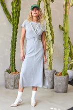 Load image into Gallery viewer, Model Off Dutty Wrap Tee Dress
