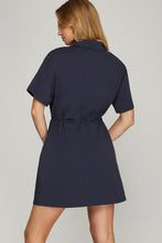 Load image into Gallery viewer, It All Worked Out Navy Dress
