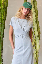 Load image into Gallery viewer, Model Off Dutty Wrap Tee Dress
