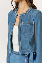 Load image into Gallery viewer, Ulla Braided Denim Set
