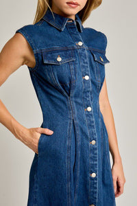 Dare to Denim Cinched Dress