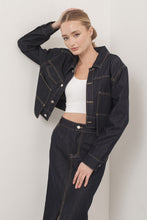 Load image into Gallery viewer, Annina Dark Denim Jacket
