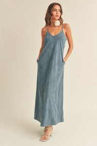 Atelier Denim Maxi Dress