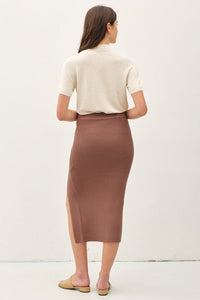 Falling for You Ribbed Skirt