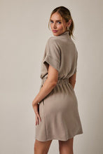 Load image into Gallery viewer, In Motion Modal Taupe Dress
