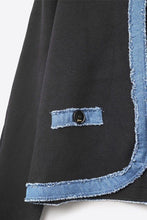 Load image into Gallery viewer, Laid Back Luxe Denim Mix Cardigan
