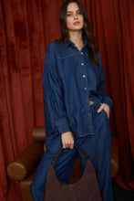 Load image into Gallery viewer, Made for More Studded Denim Shirt
