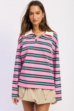 Load image into Gallery viewer, Varsity Girl Striped Polo

