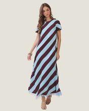 Load image into Gallery viewer, Leading the Way Silk x Feather Dress
