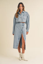 Load image into Gallery viewer, It’s a Vibe Denim Set
