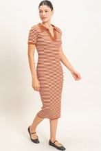 Load image into Gallery viewer, The Feeling is Mutual Knit Dress in Cognac
