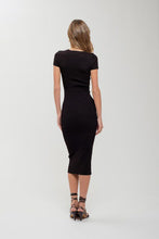 Load image into Gallery viewer, Wardrobe Capsule Knit Dress in Black
