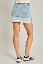 Load image into Gallery viewer, First Pick Cuffed Denim Skirt
