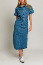 Load image into Gallery viewer, All You Need Denim Dress
