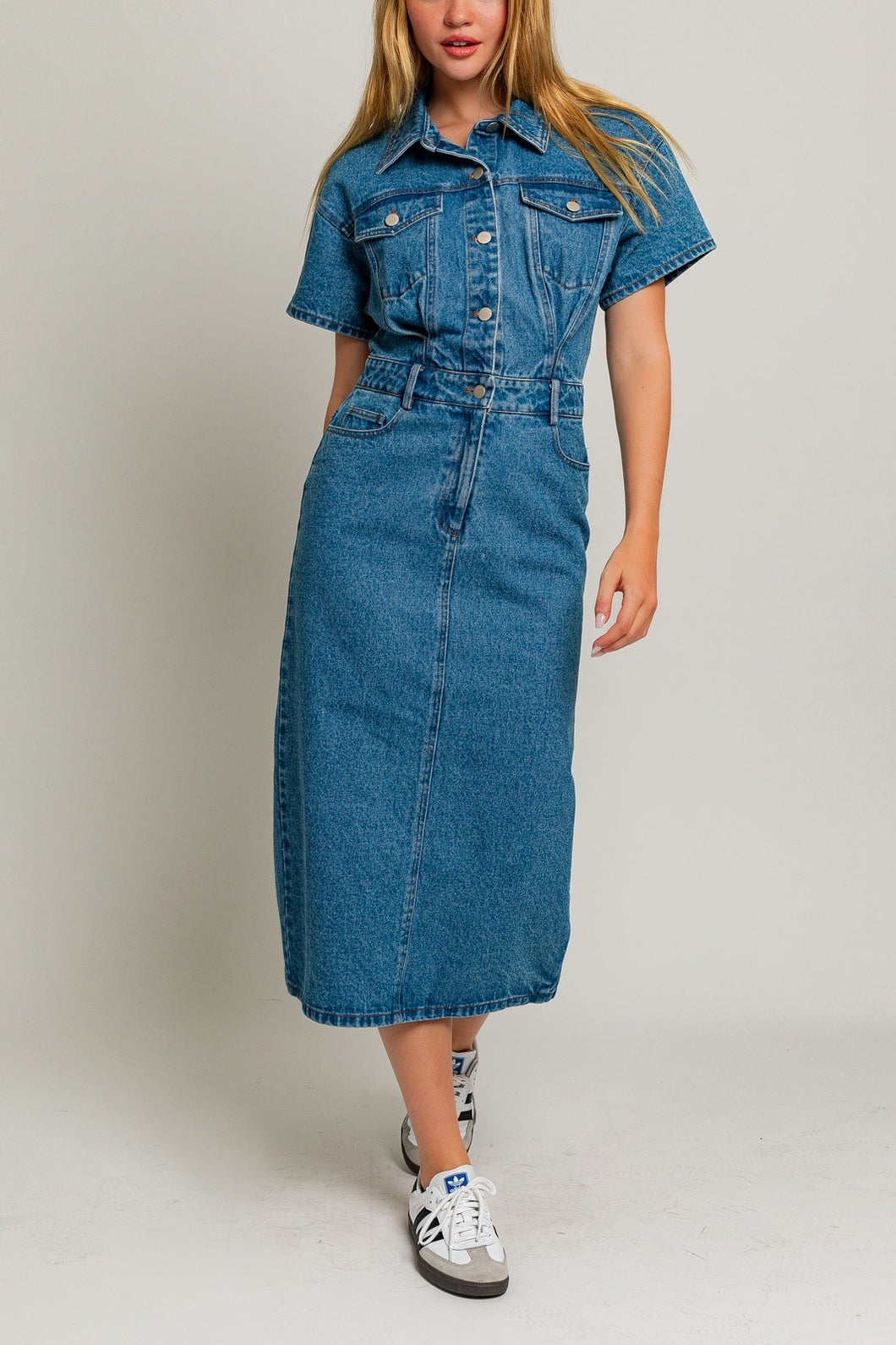 All You Need Denim Dress