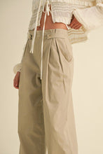 Load image into Gallery viewer, In Charge Pleated Taupe Trousers
