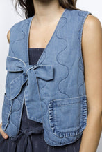 Load image into Gallery viewer, Head In The Clouds Denim Vest
