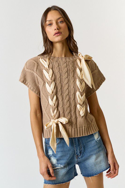 The Love Shack Sweater in Taupe