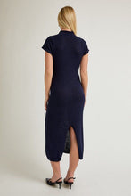 Load image into Gallery viewer, All the Angles Knit Navy Dress

