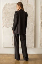 Load image into Gallery viewer, Elevated Essentials Black Pleated Trousers
