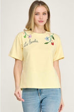 Load image into Gallery viewer, Le Jardin Embroidered Tee
