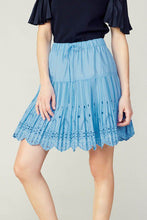 Load image into Gallery viewer, Chic Charisma Eyelet Skirt
