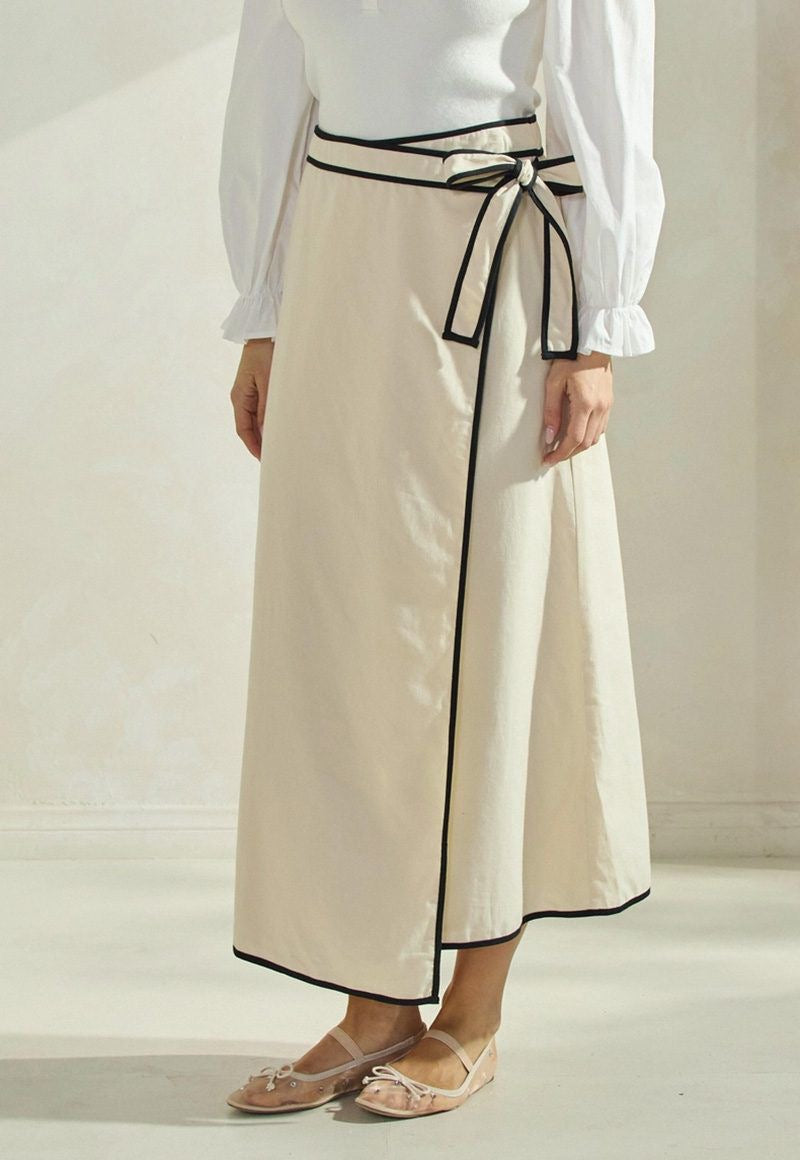 Simply Femme Wrap Skirt