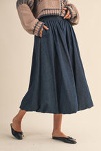 Load image into Gallery viewer, Sweet on You Bubble Denim Skirt
