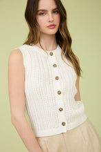 Load image into Gallery viewer, Elevated Essentials-In Just a Minute Knit Vest
