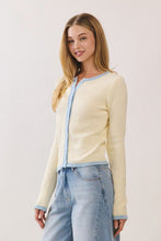 Load image into Gallery viewer, Taking Chances Contrast Cardigan
