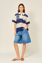 Load image into Gallery viewer, Making Moves Lace Polo Top
