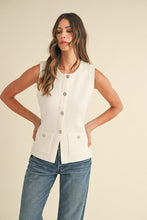 Load image into Gallery viewer, Class Act Knit Vest
