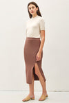 Falling for You Ribbed Skirt